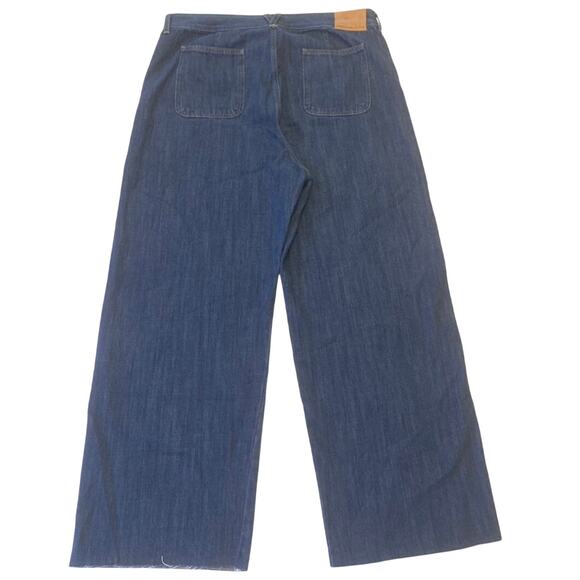 J Crew Point Sur Womens Denim Jeans CHECK SIZE Label =34 Measure =38  Raw Hem - Picture 15 of 16